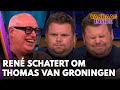 René schatert om Thomas van Groningen bij Op1: 'Hij is voor de uitzending in z'n reet geneukt!'