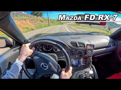 1994 Mazda FD RX-7 - Driving The Twin Turbo Rotary Legend (POV Binaural Audio)