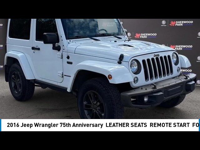 2016 Jeep Wrangler 75th Anniversary | LEATHER SEATS | in Cars & Trucks in Strathcona County