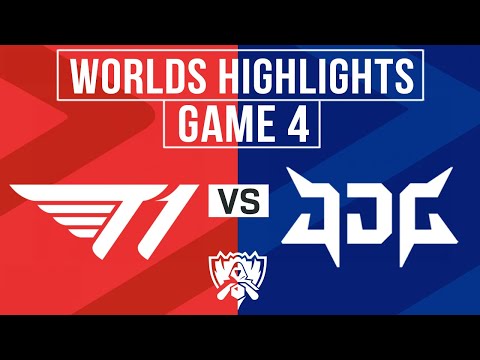 T1 vs JDG Highlights GAME 4 | Worlds 2023 Semifinals | T1 vs JD Gaming