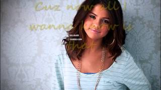 Selena Gomez &amp; The Scene - Not Over It [Lyrics]