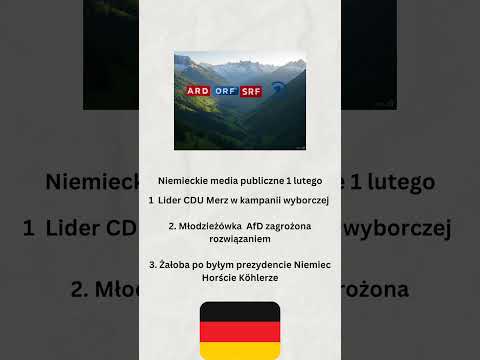 Niemieckie media publiczne 1 lutego