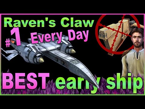 Is Raven's Claw the BEST EARLY GAME ship?! -- 1st place in Fleet Arena EVERY DAY - SWGOH