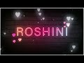 Roshini Name Status Video Cmd U R NAME Karthick