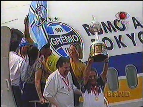 Grêmio Bi-Libertadores 95 - Jornal do Almoço RBS + Globo Esporte + Esporte Total BAND + RBS Notícias
