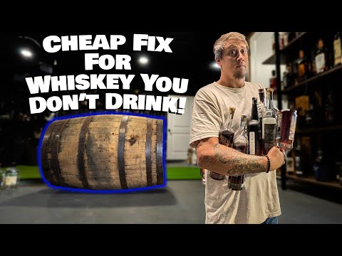 What To Do With Whiskey You Won't Drink Again! Infinity Barrels at Home!