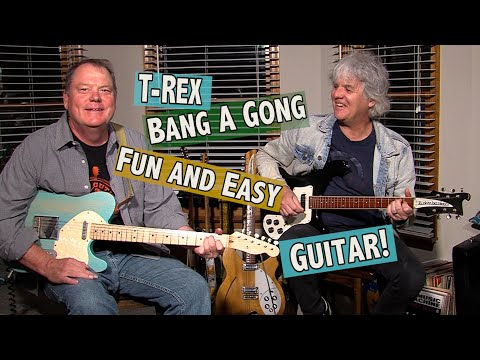 Fun And Easy Bang A Gong Guitar Lesson