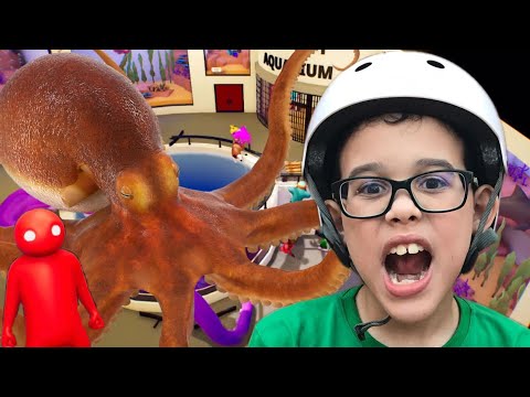 CUIDADO COM O POLVO GIGANTE NO GANG BEASTS