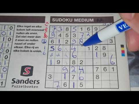 Learn to play these 3 kind of Sudoku's! (#3024) Medium Sudoku. 06-30-2021 part 2 of 3