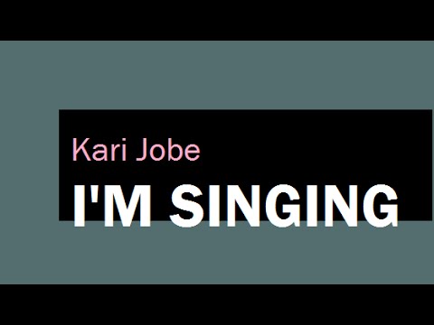 Kari Jobe - I'm Singing lyrics WIDESCREEN