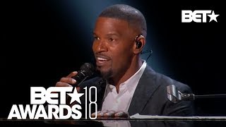 Video thumbnail of "Jamie Foxx Tributes Anita Baker By Singing Some Of Her Classics! | BET Awards 2018"