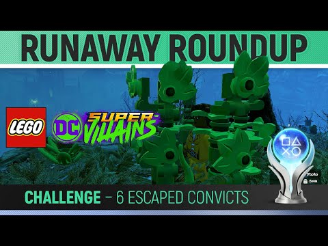 LEGO DC Super-Villains - Runaway Roundup - Challenge 🏆 All 6 Escaped Convict Locations Guide