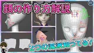  - 【3DCG】あなたはどっち派？四角、三角ポリゴンの使い分けも解説【CGデザイナー/モデリング/キャラ/トポロジー】