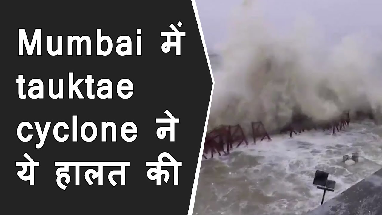 Tauktae Cyclone mumbai update: Trees fallen on roads | heavy wind & non stop rain | pray for Mumbai