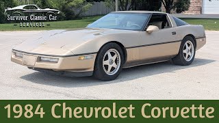 Video Thumbnail for 1984 Chevrolet Corvette Coupe