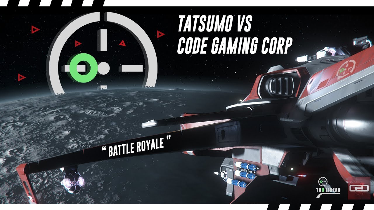Too Linear / Star Citizen - 1vs5 - Tatsumo vs Codegaming - Battle Royale - PvP 3.8.2