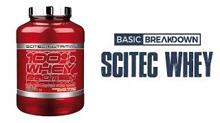 Scitec Nutrition 100% Whey Professional Protein Powder Supplement Review | Basic Breakdown