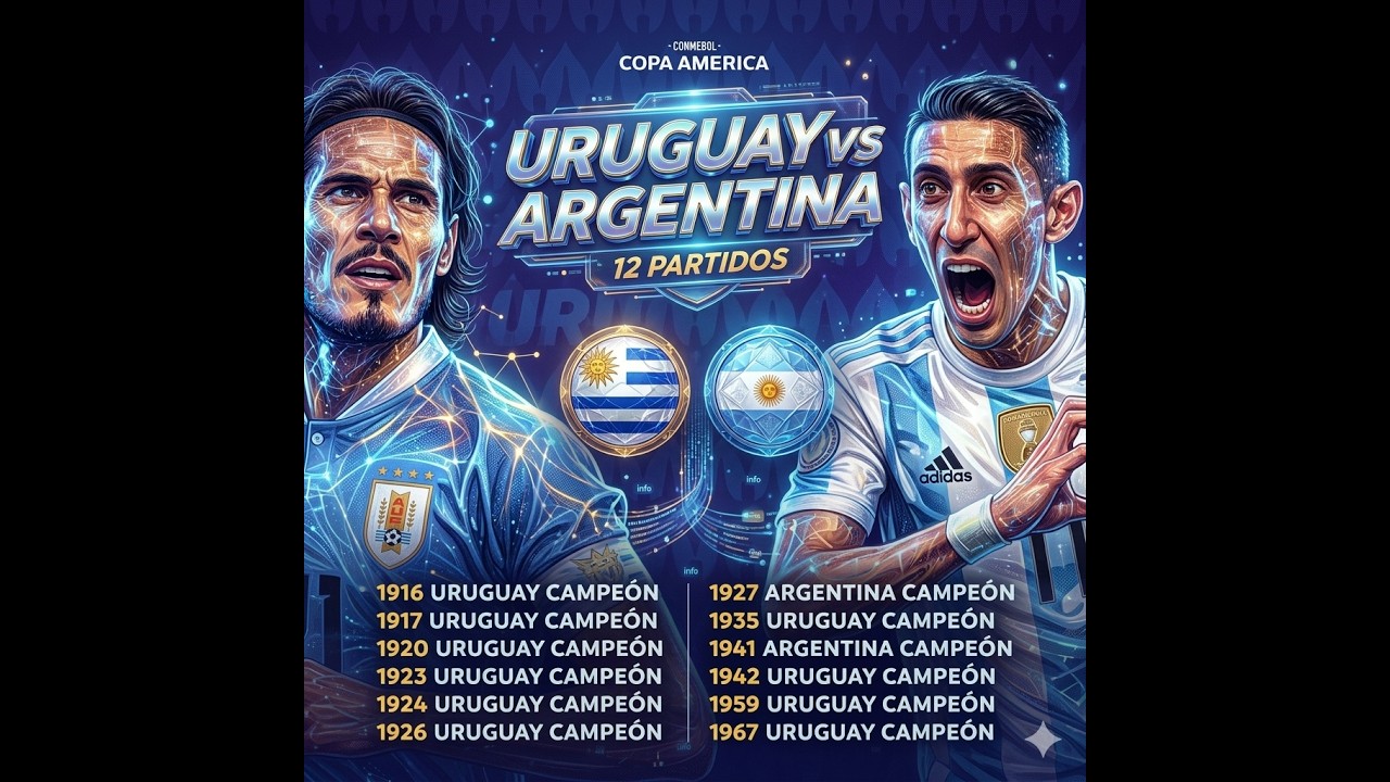 La verdad de las 10 finales que Uruguay dice haber ganado a Argentina