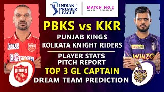 PBKS vs KOL Dream11 | Punjab Kings vs Kolkata Knight Riders IPL T20 Dream11 Team | PBKS vs KKR T20