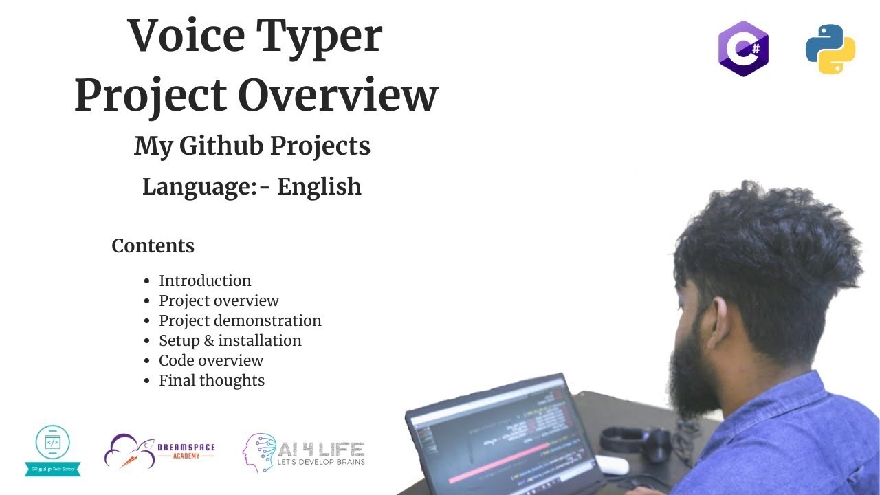 Voice Typer | GitHub Project Overview | Speech Recognition | English