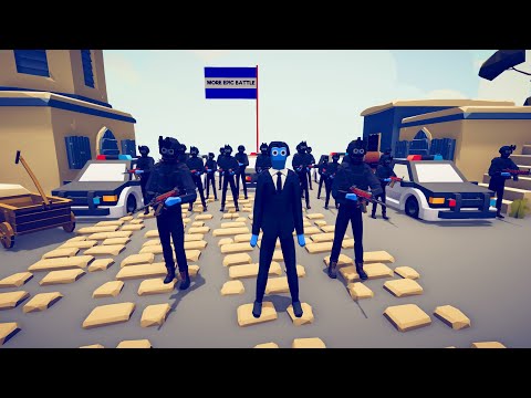 CAN 250x SWAT SAVE PRESIDENT? - Totally Accurate Battle Simulator TABS