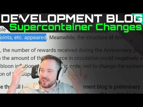 Development Blog - Supercontainer Changes