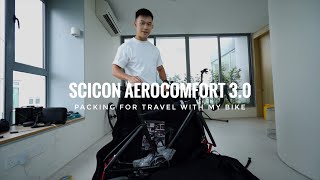 HOW I PACKED MY BIKE BAG WITHOUT REMOVING MY HANDLEBAR | SCICON AEROCOMFORT 3.0 TSA