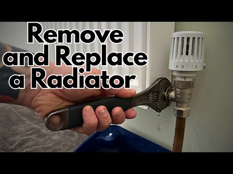 How to Remove and Replace a Radiator For Decorating - No Draining Required!