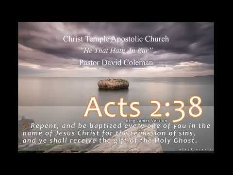 Pastor David Coleman - " He That Hath An Ear" Tuesday PM Service 12-29-20