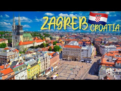 Excursão a pé em Zagreb, Croácia 🇭🇷 Catedral de Zagreb, Praça Ban Jelacic