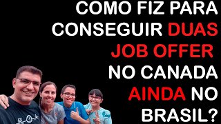 Descubra como consegui 2 EMPREGOS no CANADA estando no Brasil