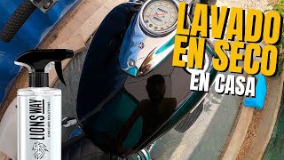 LAVADO en SECO moto. Limpieza en seco de tu vehículo fácil, rápido, barato y EN CASA.