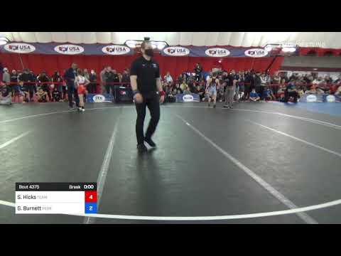 38 Kg Rr Rnd 2 - Slater Hicks, Team Tribe Wrestling Club Vs Grey Burnett, Perrysburg Wrestling Clu