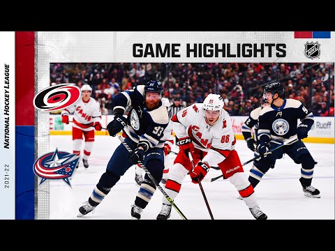 Hurricanes @ Blue Jackets 10/23/21 | NHL Highlights