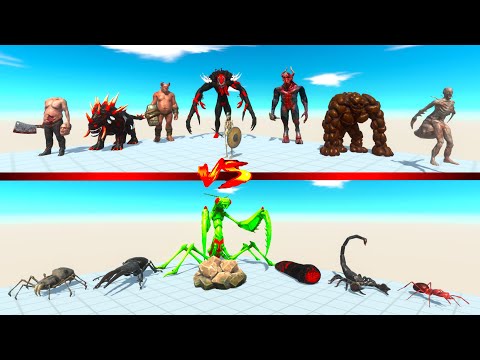 INFERNALS vs GIANT INVERTEBRATES - Animal Revolt Battle Simulator ARBS