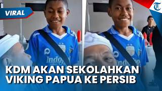 Bocah Viking Papua Beruntung Bertemu Dedi Mulyadi, akan Dibawa ke Bandung Sekolah di Akademi Persib