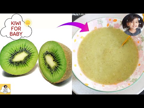 🥝 KIWI RICE BABY FOOD | No Sugar, No Banana | Easy 2-Ingredient Meal for 7+ Months | Baby meal idea