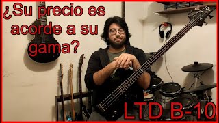Video thumbnail for Bajo LTD B-10 Analisis reseña by DHE guitars