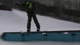 preview picture of video 'Snow boarding at granite peak'