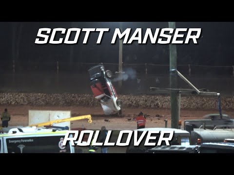 National 4's: Scott Manser Rollover - Maryborough Speedway