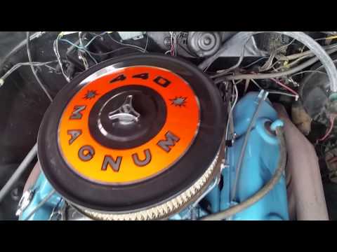 1968 Dodge Charger R/T 440 Cold Start