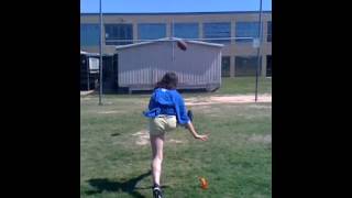 12 year old girl kicks 25 yd field goal