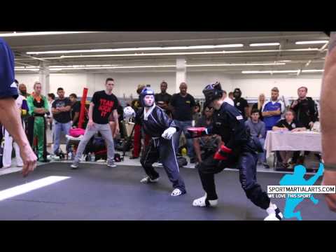 Gina Thornton v Ashley Christensen - Women's Sparring - New England Open 2015