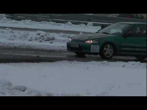 Piotr Niewiadomy Honda Civic - SuperOES I Runda Tor Kielce 21-01-2012