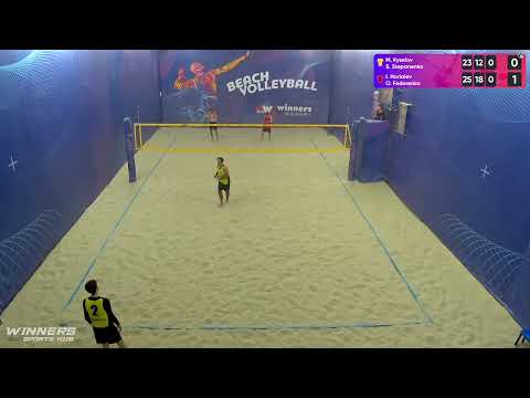 14:00 M. Kyselov / S. Stepanenko - I. Horiaiev / O. Fedorenko 16.11.2022 | Winners Beach Volleyball