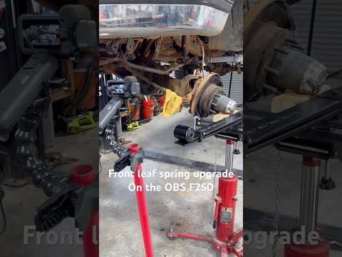 OBS F250 leaf spring upgrade #seesii #ford #f250 #leafspring #obs