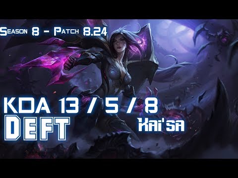 Deft KAI'SA vs LUCIAN ADC - Patch 8.24 KR Ranked