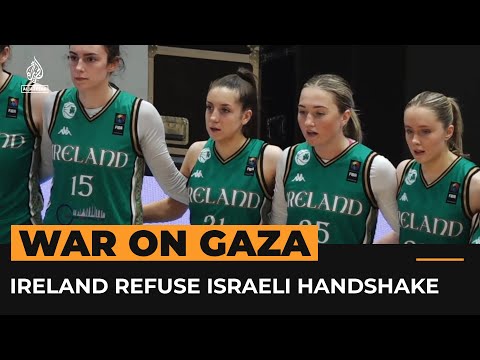 Ireland basketball team refuses handshake with Israel | #AJshorts