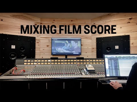 Mixing the White Plastic Sky film score at The Bunker Studio Brooklyn
