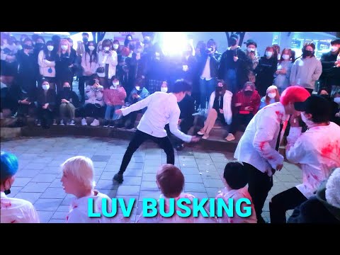 LIMIT, HYOJIN. HALLOWEEN BUSKING. HONGDAE STREET. 20201101.